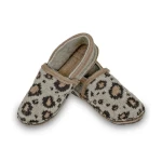 moteriškos vilnonės šlepetės leopardo raštas 3