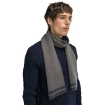 vilnonis šalikas merino vilna rudas 1