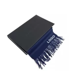 vilnonis šalikas verslui su logotipu 1