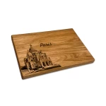 Ažuolinė pjaustymo lentelė Paryžius Monmartras