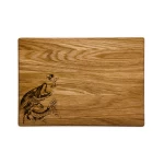 Medinė pjaustymo lentelė žuvis Lydeka dovanos žvejui 2