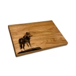 Graviruota medinė pjaustymo lentelė Vilkas