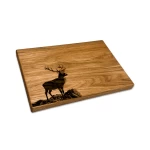 Personalizuota medinė pjaustymo lentelė Elnias