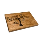 Medinė pjaustymo lentelė iš ąžuolo