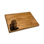 Ąžuolinė pjaustymo lentelė Pelėda