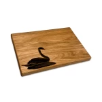 Ąžuolinė medinė lentelė Gulbė