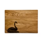 Medinė pjaustymo lentelė Gulbė 2