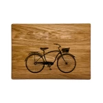 Ąžuolinė pjaustymo lentelė Dviratis 2