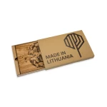 Praktiška dovana medinė pjaustymo lentelė su dėžute 1