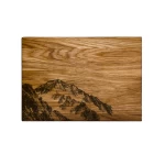 Ąžuolinė pjaustymo lentelė Kalnai 2