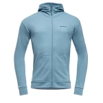 Merino vilnos džemperis vyrams su kapišonu Devold Everyday Skyblue