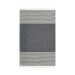 Mėlynas vilnonis pledas su dryžiais Scandimama Sailor Blue 0183