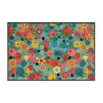 Durų kilimėlis su gėlėmis Flower Power