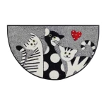 Durų kilimėlis su kačiukais Cat Trio Round 