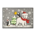 Kalėdinis durų kilimėlis namams Polar Friends