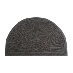 Tamsiai pilkas durų kilimėlis Halfmoon Dark Grey 
