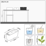 Vazonas Lechuza Delta Premium 6
