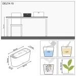 Vazonas Lechuza Delta Premium 7