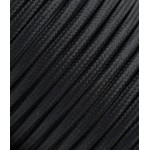 Trigyslis juodas tekstilinis kabelis 3x2,5 mm²