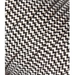 Tekstilinis kabelis 2x0,75 mm², juoda/balta