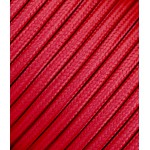 Trigyslis raudonas tekstilinis kabelis 3x2,5 mm²