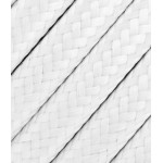 Baltas tekstilinis kabelis 2x1,5 mm² 1
