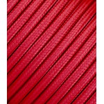 Raudonas trigyslis tekstilinis kabelis 3x1,5 mm²