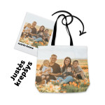 Personalizuotas krepšys su šeimos nuotrauka