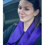 Alpakos vilnos šalikas violetinis 2