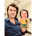 Dovana sportininkui personalizuota pagalvėlė Futbolininkas 1