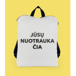 Personalizuota kuprinė su švenčių akimirkomis