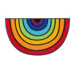 Durų kilimėlis Round Rainbow