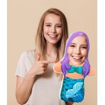 Dovana draugei pagalvė su nuotrauka Undinė