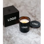 sojų vaško žvakė su logo 2