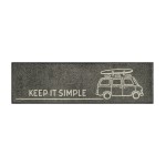 Durų kilimėlis Wash + Dry Keep it Simple grey 2