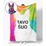 Personalizuotas pledas Aviganis dovanos idėja