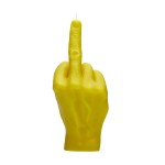 Rankų darbo žvakė F*ck You Yellow