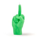 Rankų darbo žvakė F*ck You Neon Green 3