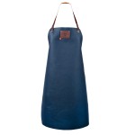 Moteriška odinė prijuostė BBQ juoda Bovine Navy