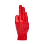 Rankų darbo žvakė OK Red 2