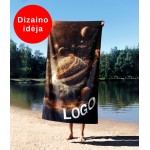 Rankšluostis su spauda verslo dovana