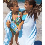 Vaikiškas paplūdimio rankšluostis Ipanema Mint 1