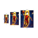 Rankšluostis su jūsų veidu, Basketball player 1