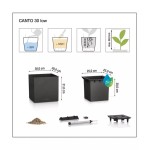 Lechuza vazonas Canto Slatestone LED 5