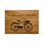 Graviruota ąžuolinė pjaustymo lentelė Bicycle 2