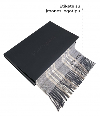 Personalizuotas vilnonis šalikas