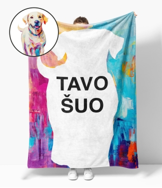 Personalizuotas pledas dovana jai