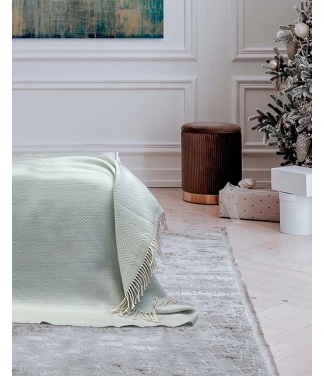 Pledas Minty twist merino vilna