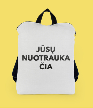Personalizuota kuprinė su švenčių akimirkomis