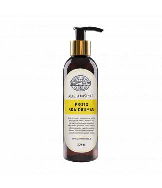 Aliejų mišinys masažui “Proto skaidrumas” 200 ml